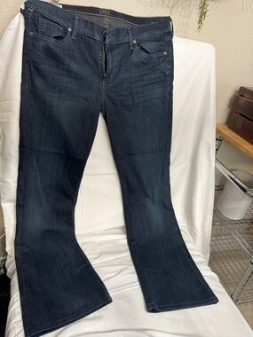 Citizens Of Humanity Dark Indigo Flare Jeans